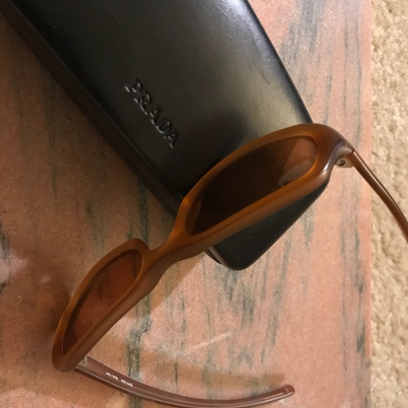 Prada brown sunglasses with original case main image 5